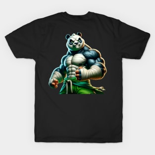 Unleash the Fierce Warrior Within: Embrace the Pandamonium! T-Shirt